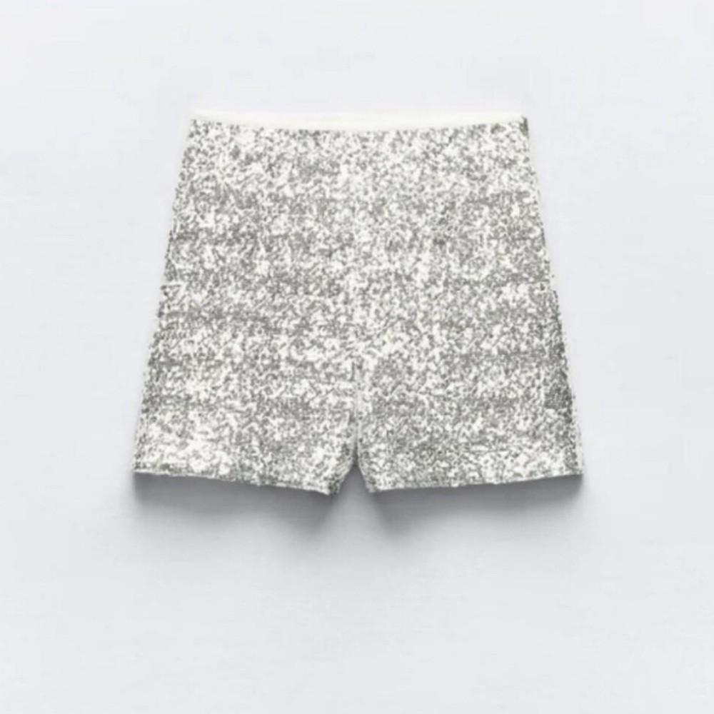 ❤️❤️❤️ ZARA’s  SEQUIN HIGH WAISTED SHORTS COLLECTION ❤️❤️❤️ - Picture 2 of 5